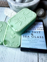 Load image into Gallery viewer, Sea Salt & Sea Glass Mystical Salt Brine Hidden Sea Glass Soap