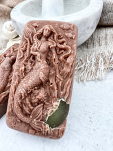 Load image into Gallery viewer, Marshmallow Latte Hidden Sea Glass Salt Brine Soap