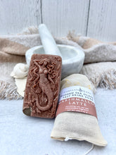 Load image into Gallery viewer, Marshmallow Latte Hidden Sea Glass Salt Brine Soap