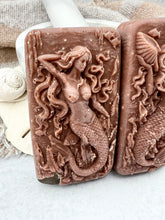 Load image into Gallery viewer, Marshmallow Latte Hidden Sea Glass Salt Brine Soap