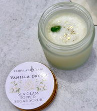 Load image into Gallery viewer, Vanilla Dream Sea Glass Topped Sugar Scrub 2oz