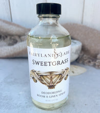 Load image into Gallery viewer, Sweetgrass Deodorizing Room and Linen Spray