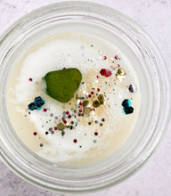Load image into Gallery viewer, Mermaid Sea Glass Topped Sugar Scrub 2oz