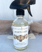 Load image into Gallery viewer, Sweetgrass Deodorizing Room and Linen Spray