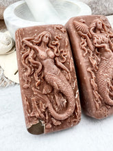 Load image into Gallery viewer, Marshmallow Latte Hidden Sea Glass Salt Brine Soap