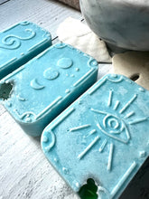 Load image into Gallery viewer, Wild Blueberry Mystical Salt Brine Hidden Sea Glass Soap