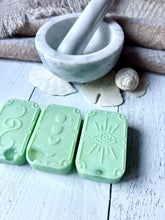 Load image into Gallery viewer, Sea Salt & Sea Glass Mystical Salt Brine Hidden Sea Glass Soap