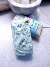 Load image into Gallery viewer, Wild Blueberry Hidden Sea Glass Sea Salt Soap