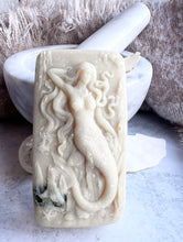 Load image into Gallery viewer, Mermaid Hidden Sea Glass Salt Brine Soap