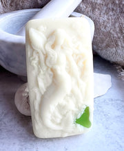 Load image into Gallery viewer, Lilac Hidden Sea Glass Salt Brine Soap