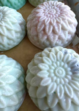 Load image into Gallery viewer, Sea Spray and Beach Rose Hidden Sea Glass Flower Sea Salt Soap