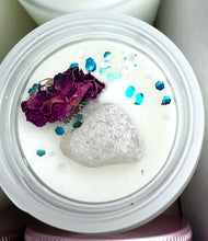 Load image into Gallery viewer, Sea Spray & Beach Rose Sea Glass Topped Sugar Scrub