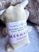 Load image into Gallery viewer, Mermaid Hidden Sea Glass Salt Brine Soap