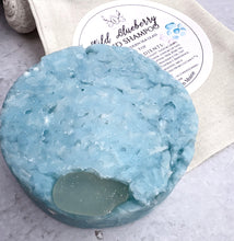 Load image into Gallery viewer, Wild Blueberry Shampoo Bar with Hidden Sea Glass