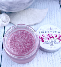 Load image into Gallery viewer, Sweetpea Dewdrop Shimmer Body Oil
