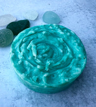 Load image into Gallery viewer, Sea Salt & Sea Glass Shampoo Bar with Hidden Sea Glass
