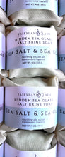 Load image into Gallery viewer, Sea Salt and Sea Glass Hidden Sea Glass Flower Sea Salt Soap