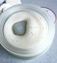 Load image into Gallery viewer, Peachy Keen Sea Glass Topped Sugar Scrub
