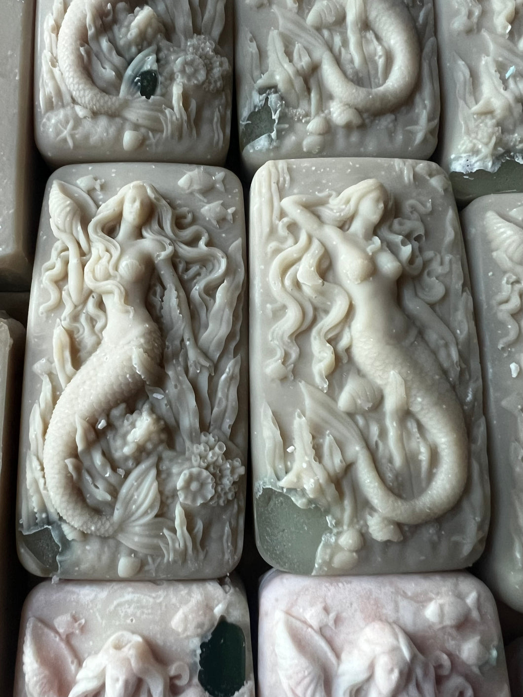 Coconut Island Hidden Sea Glass Sea Salt Soap