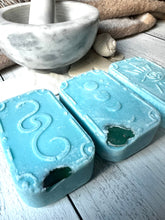 Load image into Gallery viewer, Wild Blueberry Mystical Salt Brine Hidden Sea Glass Soap
