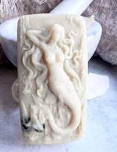 Load image into Gallery viewer, Mermaid Hidden Sea Glass Salt Brine Soap
