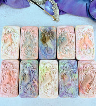 Load image into Gallery viewer, 90s Hippie Hidden Sea Glass Sea Salt Soap
