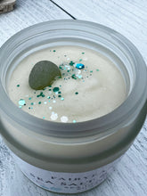 Load image into Gallery viewer, Sea Salt &amp; Sea Glass Sea Glass Topped Sugar Scrub
