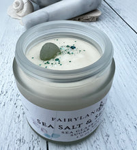 Load image into Gallery viewer, Sea Salt &amp; Sea Glass Sea Glass Topped Sugar Scrub
