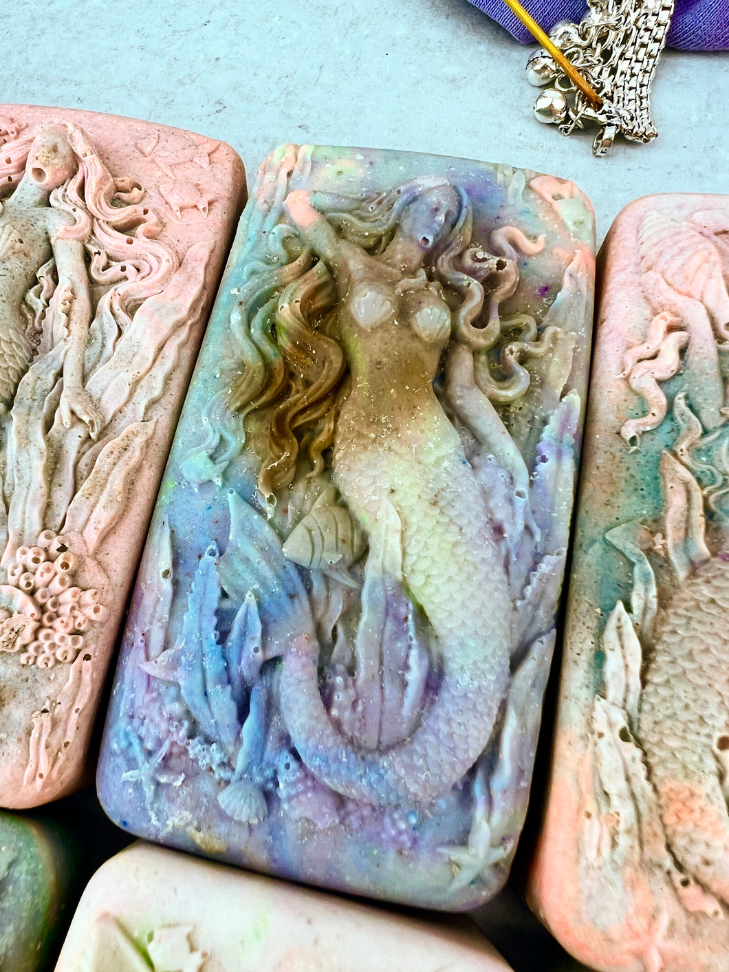 90s Hippie Hidden Sea Glass Sea Salt Soap