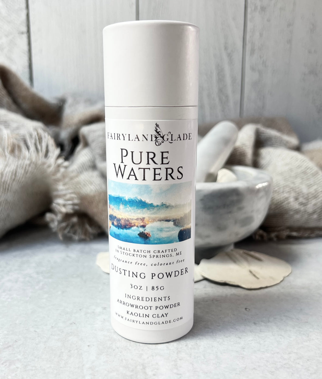 Pure Waters Fragrance Free Body Dusting Powder