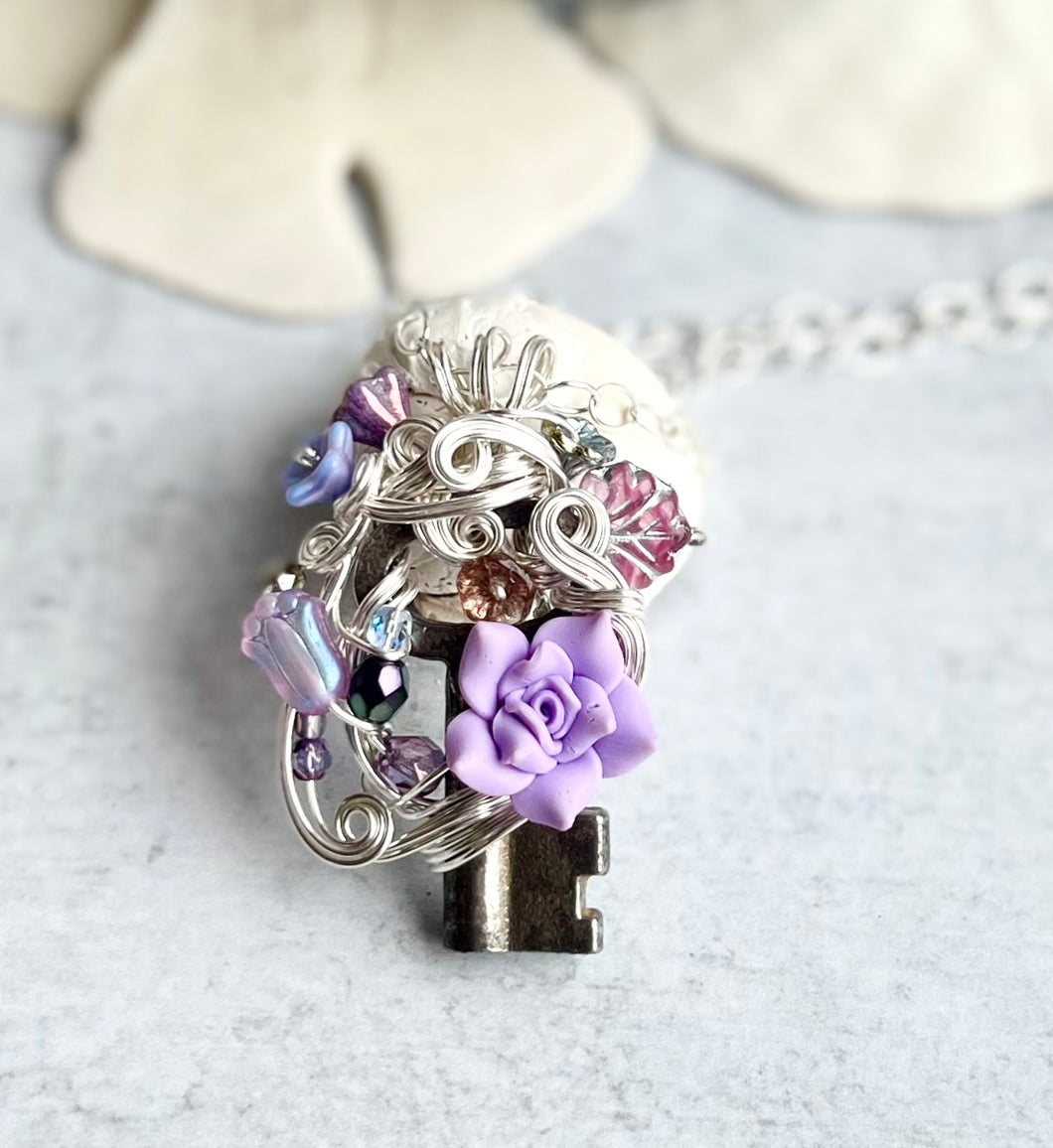 Passage Antique Skeleton Key Necklace