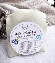 Load image into Gallery viewer, Wild Blueberry Conditioner Bar with Hidden Sea Glass
