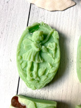 Load image into Gallery viewer, Sea Salt &amp; Sea Glass Flower Fairy Hidden Sea Glass Soap
