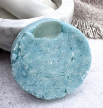 Load image into Gallery viewer, Wild Blueberry Shampoo Bar with Hidden Sea Glass
