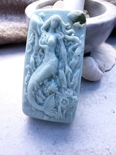 Load image into Gallery viewer, Wild Blueberry Hidden Sea Glass Sea Salt Soap
