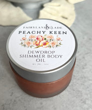 Load image into Gallery viewer, Peachy Keen Dewdrop Shimmer Body Oil
