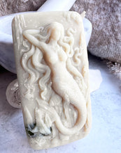 Load image into Gallery viewer, Mermaid Hidden Sea Glass Salt Brine Soap

