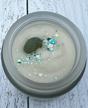 Load image into Gallery viewer, Sea Salt &amp; Sea Glass Sea Glass Topped Sugar Scrub
