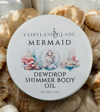 Load image into Gallery viewer, Mermaid Dewdrop Shimmer Body Oil
