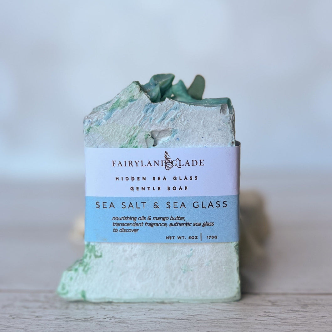 Sea Salt & Sea Glass Slab Soap Bar