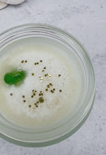 Load and play video in Gallery viewer, Vanilla Dream Sea Glass Topped Sugar Scrub 2oz
