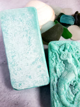 Load image into Gallery viewer, Sea Salt and Sea Glass Hidden Sea Glass Salt Soap Bar
