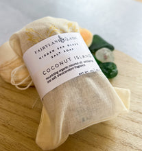 Load image into Gallery viewer, Coconut Island Hidden Sea Glass Sea Salt Soap
