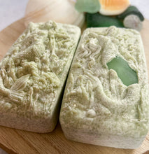 Load image into Gallery viewer, Sweetgrass Hidden Sea Glass Sea Salt Soap

