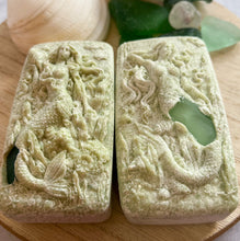 Load image into Gallery viewer, Sweetgrass Hidden Sea Glass Sea Salt Soap
