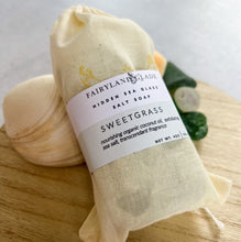 Load image into Gallery viewer, Sweetgrass Hidden Sea Glass Sea Salt Soap
