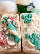 Load image into Gallery viewer, Greenhouse Hidden Sea Glass Sea Salt Soap
