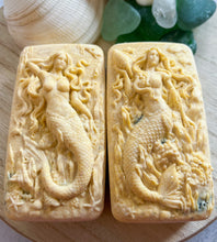 Load image into Gallery viewer, Oh, Honey Hidden Sea Glass Sea Salt Soap
