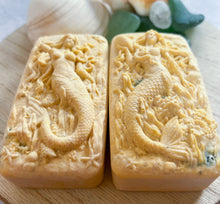Load image into Gallery viewer, Oh, Honey Hidden Sea Glass Sea Salt Soap
